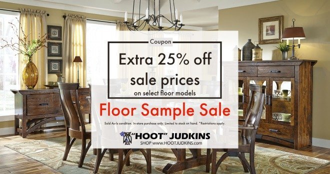 Extra 25% Off Floor Sample Sale Extra 25% Off Floor Sample Sale