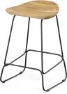 Solid Acacia Wood Nature's Edge Backless Stool