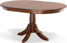 Amish Crafted Solid Maple Wood 42" Round Extension Table in Asbury Finish
