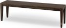 Solid Sheesham Wood Fall River Dining Bench in Obsidian Finish