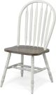 Solid Carolina Crossing Parawood Windsor Side Chair in Antique Honey & White