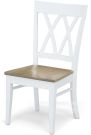 Amish Crafted Solid Maple Wood Emmett Side Chair in Sandstone & White Finish