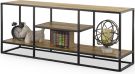 Solid Mango Wood & Iron Delancy Open Console