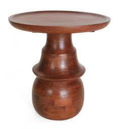 Solid Wood Round End Table
