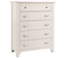 Poplar Wood Bungalow Chest of Drawers in Lattice Finish