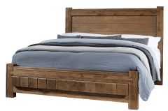 Solid American White Oak Framed Dovetail King 6x6 Poster Bed in Natural Finish