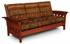 Amish Crafted Morris Sofa, Loveseat or Chairs shown in Quartersawn Oak Wood
