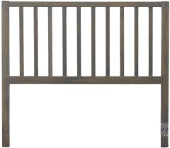 Solid Alder Wood Clifford Queen Slat Headboard in Driftwood