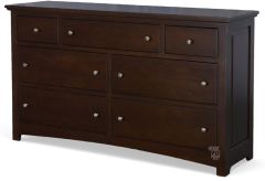 California Made Solid Beech Wood Sunrise Dresser in Newman Finish