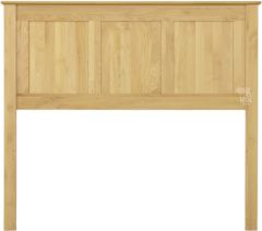 Solid Alder Wood Shaker Queen Panel Headboard in Natural Finish