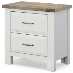 Maple Road Solid American Maple Wood 2 Drawer Nightstand