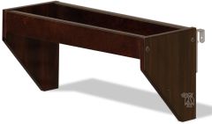 Pine Wood 16" Hanging Tray in Espresso