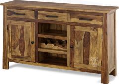 Solid Sheesham Kalispell Server Console in Harvest Finish