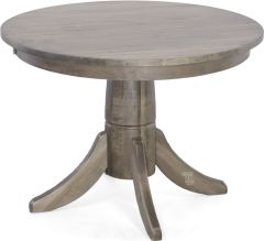 Amish Crafted Solid Ambrosia Maple Wood Easy Street Round Table in Bel-Air Finish
