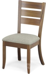 Amish Crafted Solid Premium Walnut Wood Lakewood Side Chair in Natural Finish