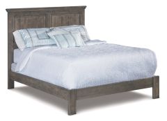 Solid Alder Wood Heritage Full Raised Panel Bed in Antique Cherry Finish