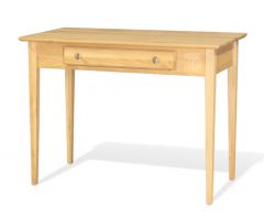 Solid Alder Wood Shaker Writing Table in Natural Finish