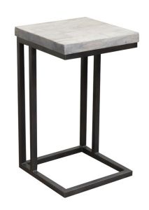Solid Rustic Multi Woods Vista Martini Sofa Mate Table