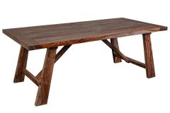 Solid Sheesham Kalispell Dining Table in Harvest Finish