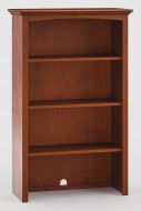 Alder Wood McKenzie 30"W Modular Open Hutch in Glazed Antique Cherry Finish