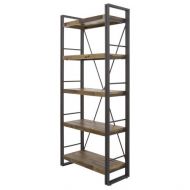 Solid Acacia Wood Austen Large Shelf Bookcase