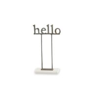 Hello Sentiment Decor by Mud Pie