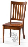 Amish Crafted Solid Character Cherry Wood Wright Side Chair in Michaels Finish