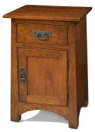 California Made Solid Cherry Wood Sierra Vista Nightstand in Cherry Wood Autumn Glazed
