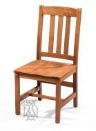Amish Crafted Solid Maple Wood Cooper Side Chair in Toffee Finish