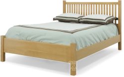 California Made Solid Beech Wood Full Size Canyon Bed in Sunset Finish