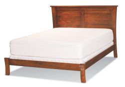 Amish Crafted Solid Premium Cherry Garrett Queen Wood Bed in Michaels Finish