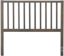 Solid Alder Wood Clifford Queen Slat Headboard in Driftwood
