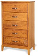 Amish Crafted Solid Premium Cherry Wood Style Your Own 5 Drawer Chest