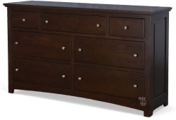 California Made Solid Beech Wood Sunrise Dresser in Newman Finish
