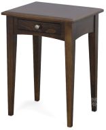 California Made Solid Wood Beech Wood End Table in Newman Finish