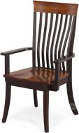 Amish Crafted Solid Elm & Maple Wood Christy Arm Chair