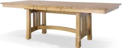 Amish Crafted Solid Ambrosia Maple Wood Manor House 90" Extension Trestle Table