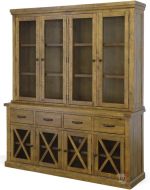 Solid Pine Telluride Two Piece Buffet and Hutch
