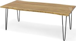 Solid Acacia Wood Nature's Edge Large Dining Table