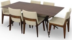 Amish Crafted Solid Brown Maple Wood Jefferson Solid Top Table & Chair Set