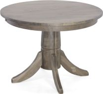 Amish Crafted Solid Ambrosia Maple Wood Easy Street Round Table in Bel-Air Finish