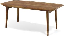 Solid Sheesham Fusion Dining Table in Harvest Finish