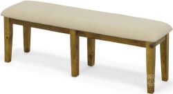 Solid Pine Telluride Upholstered Bench