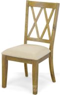 Solid Pine Telluride Upholstered Side Chair