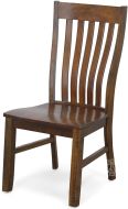 Solid Mango Wood Whistler Side Chair in Carmel Finish