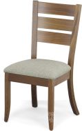 Amish Crafted Solid Premium Walnut Wood Lakewood Side Chair in Natural Finish