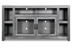 Oak Wood Driftwood 65" Wide TV Stand Console