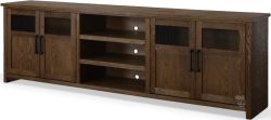 Oak Wood Maison 98" Console in Bourbon Finish
