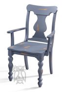 Amish Crafted Solid Maple Beacon Hill Arm Chair in Aged Miner Finish