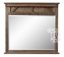 Amish Crafted Solid Oak Wood Cedar Lakes Mirror